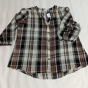 Maurice's 3/4 sleeve blouse